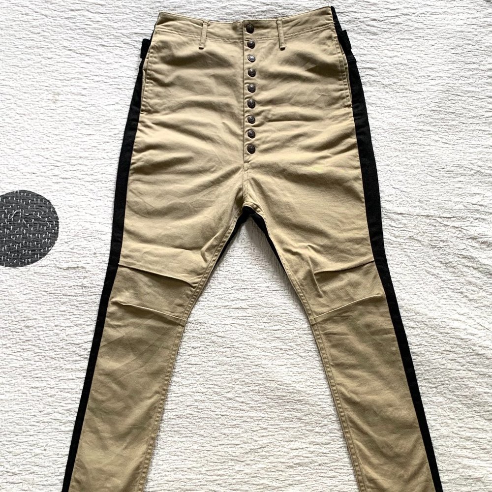Kapital 9 Button High-Rise Cargo Pants